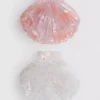Conjunto de 2 ganchos de cabelo em forma de concha