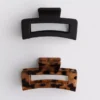 Conjunto de 2 ganchos retangulares