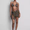 Conjunto de 2 mini-sarongues estampados