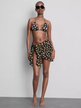Conjunto de 2 mini-sarongues estampados