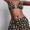 Conjunto de 2 mini-sarongues estampados