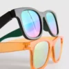 Conjunto de 2 pares de óculos de sol de armação quadrada