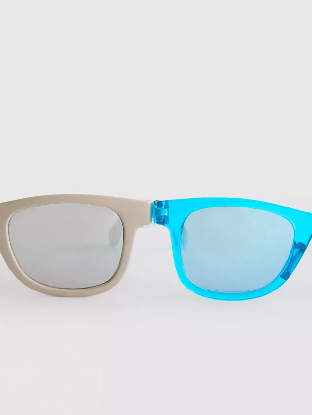Conjunto de 2 pares de óculos de sol de armação quadrada