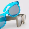 Conjunto de 2 pares de óculos de sol de armação quadrada