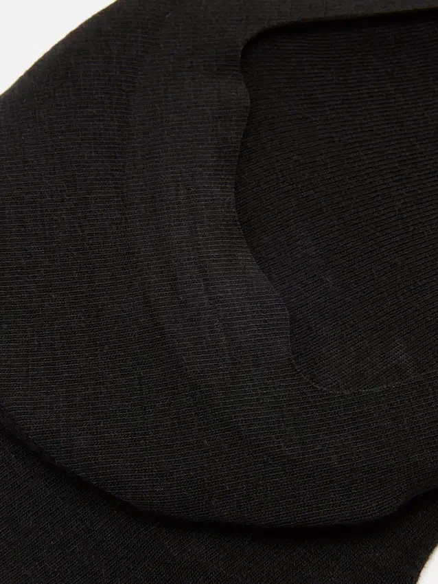 Conjunto de 2 pares de meias com biqueira almofadada