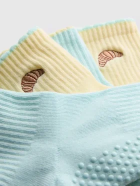 Conjunto de 2 pares de meias de ioga «Croissant»