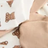 Conjunto de 2 peças de gorro e luvas de ursinho para recém-nascidos