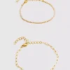 Conjunto de 2 pulseiras à prova de água com designs variados