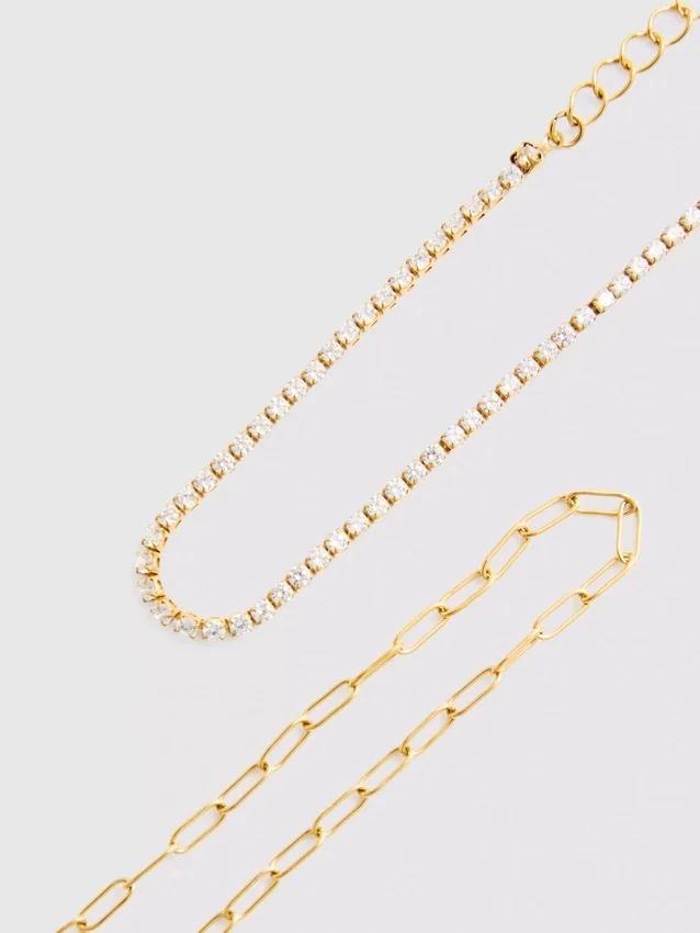 Conjunto de 2 pulseiras à prova de água com designs variados