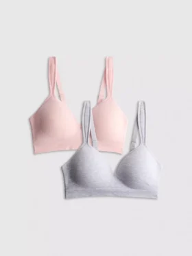 Conjunto de 2 soutiens de estar em casa sem costuras
