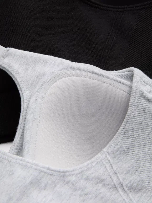 Conjunto de 2 soutiens desportivos sem costuras