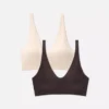 Conjunto de 2 soutiens sem costuras, suaves como manteiga