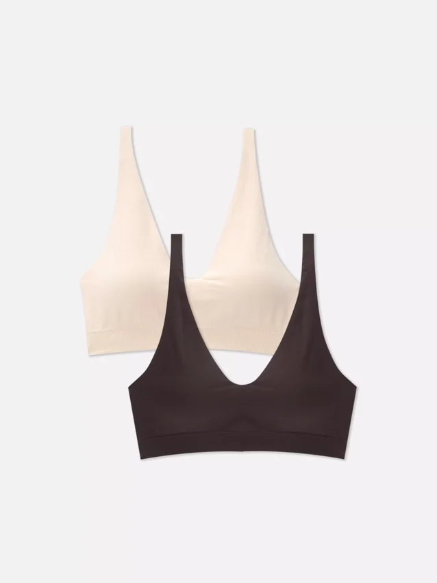 Conjunto de 2 soutiens sem costuras, suaves como manteiga