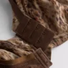 Conjunto de 2 sutiãs com aro em malha estampada, tamanhos D-H