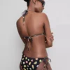 Conjunto de 2 tops de biquíni triangulares estampados