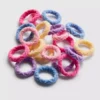 Conjunto de 20 elásticos para o cabelo texturados