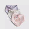Conjunto de 3 babetes tipo bandana