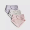 Conjunto de 3 babetes tipo bandana