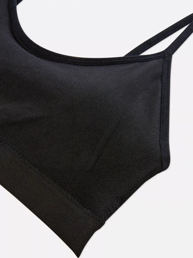Conjunto de 3 bralettes curtas sem aros