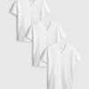 Conjunto de 3 camisas com decote em V