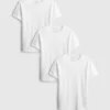 Conjunto de 3 camisas essenciais de gola redonda