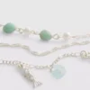 Conjunto de 3 colares com pingentes variados