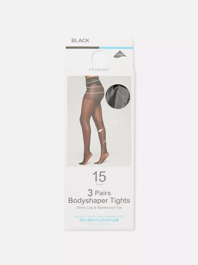 Conjunto de 3 collants modeladores
