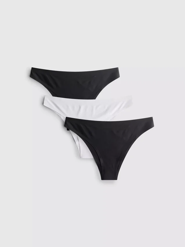 Conjunto de 3 cuecas brasileiras invisíveis