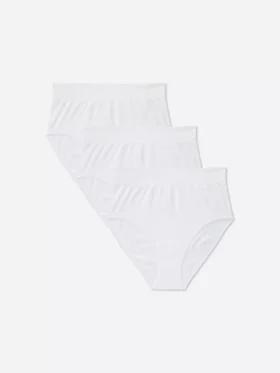 Conjunto de 3 cuecas de cintura alta