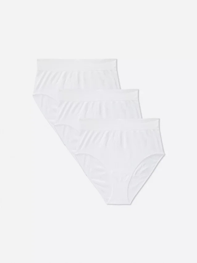 Conjunto de 3 cuecas de cintura alta