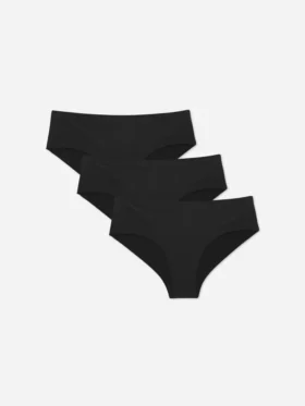 Conjunto de 3 cuecas hipster invisíveis essenciais
