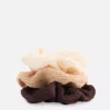 Conjunto de 3 elásticos de cabelo enrugados