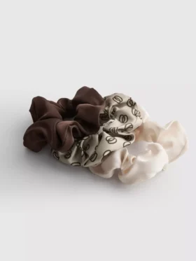 Conjunto de 3 elásticos para o cabelo multicoloridos