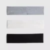 Conjunto de 3 fitas elásticas para a cabeça