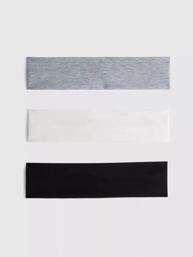 Conjunto de 3 fitas elásticas para a cabeça