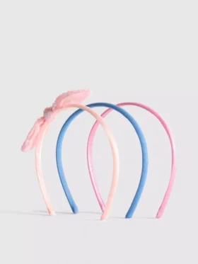 Conjunto de 3 fitas para a cabeça com laço