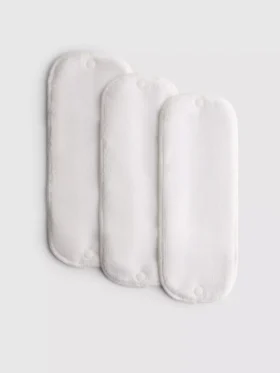 Conjunto de 3 forros reutilizáveis para fraldas