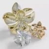 Conjunto de 3 ganchos de cabelo com flores