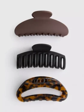 Conjunto de 3 ganchos tipo «garra» com motivos variados de bulldog