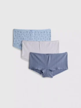 Conjunto de 3 mini-cuecas sem costuras