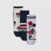 Conjunto de 3 pares de meias curtas da Minnie Mouse da Disney