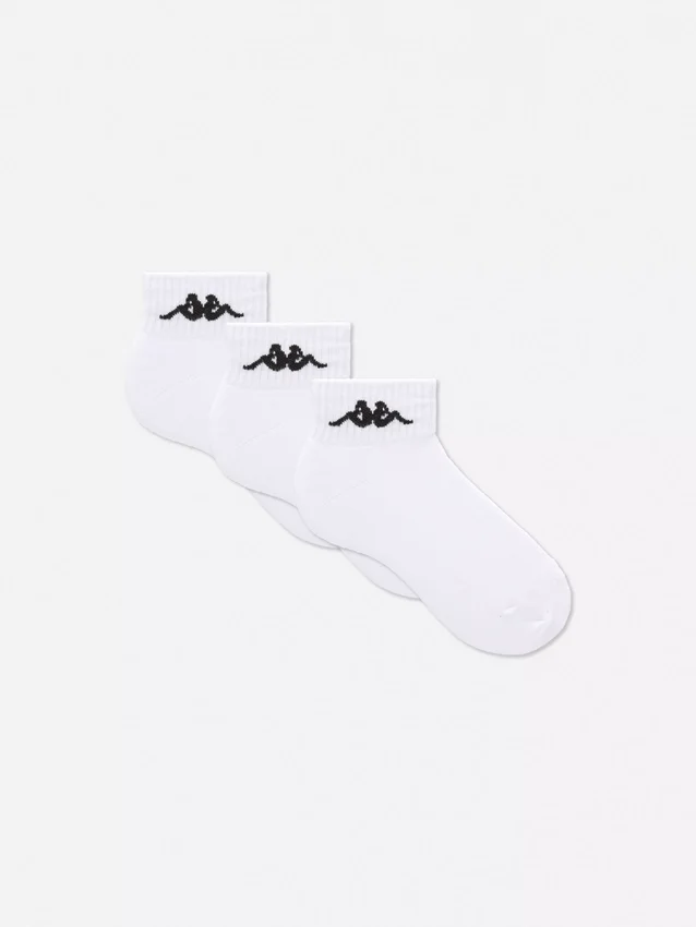 Conjunto de 3 pares de meias curtas Kappa
