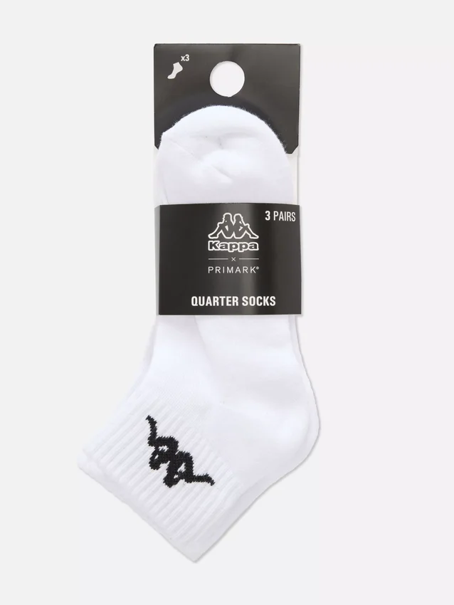 Conjunto de 3 pares de meias curtas Kappa