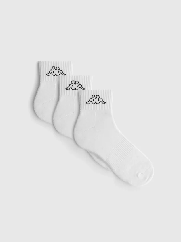 Conjunto de 3 pares de meias curtas Kappa x Primark