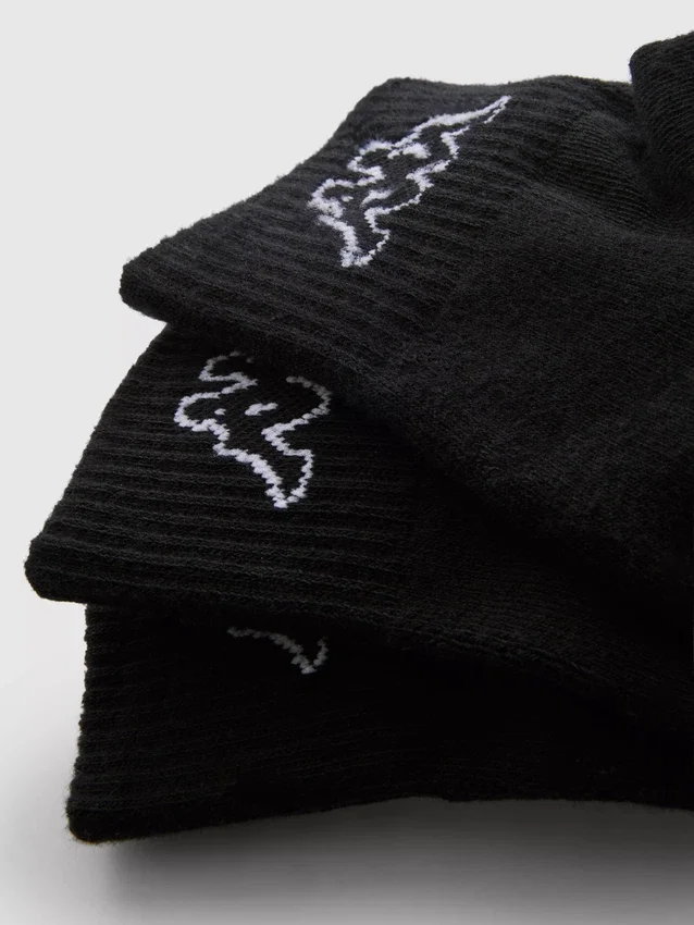 Conjunto de 3 pares de meias curtas Kappa x Primark