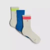 Conjunto de 3 pares de meias desportivas de cano curto