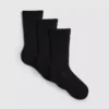 Conjunto de 3 pares de meias desportivas de cano médio com elevado teor de algodão