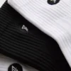 Conjunto de 3 pares de meias desportivas de microfibra até ao meio da panturrilha