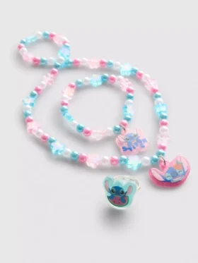 Conjunto de 3 peças de joias do Stitch da Disney
