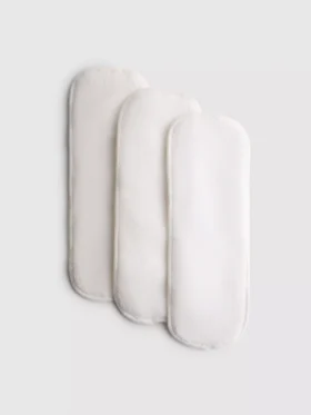Conjunto de 3 reforços reutilizáveis para fraldas